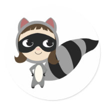 Kaylee The Raccoon! Stickers