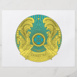 Kazakhstan Coat of Arms Personalized Flyer