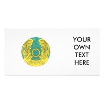 Kazakhstan Coat of Arms Photo Greeting Card