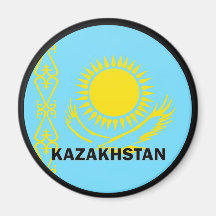 Kazakhstan Roundel quality Flag Magnet
