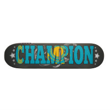 Kazakhstani and a Champion Skate Boards