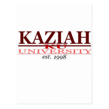 KAZIAH UNIV. POST CARD