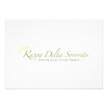 KD Sorority Logo Custom Announcements