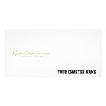KD Sorority Logo Custom Photo Card