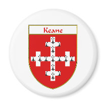 Keane Coat of Arms/Family Crest Fridge Magnet