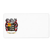 Keay Coat of Arms (Family Crest) labels
