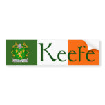Keefe Coat of Arms Bumper Sticker bumper stickers