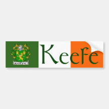 Keefe Coat of Arms Bumper Sticker