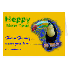 Keel Billed  / Toucan popart Greeting Card