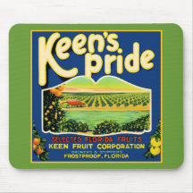 Keen's Pride  Frostproof Florida Label Mouse Pads