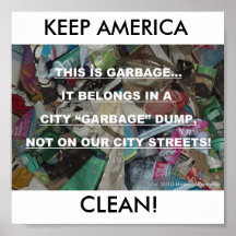 KEEP AMERICA CLEAN! POSTERS