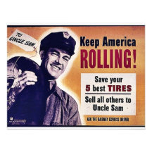 Keep America Rolling Personalized Invites