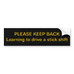 Keep back bumper stickers