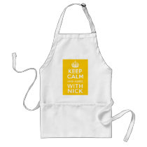 Keep Calm And Agree With Nick ~ Political U.K Apron