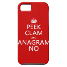 Keep Calm and Anagram On (in any colour) iPhone 5 Cover