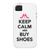 Keep calm and buy shoes vibe iPhone 4 cover