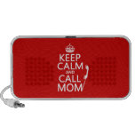 Keep Calm and Call Mom - all colours iPod Speaker