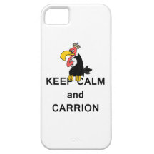 Keep Calm and Carrion Vulture iPhone 5 Cases