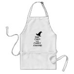 KEEP CALM AND CARRY A WAND APRONS