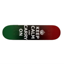 KEEP CALM AND CARRY ON 3 スケートボード