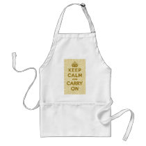 Keep Calm And Carry On Apron