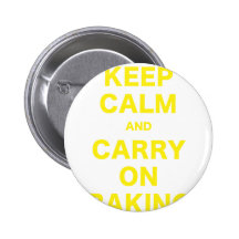 Keep Calm and Carry On Baking Buttons