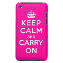 Keep Calm and Carry On Barely There iPod Covers