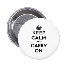 keep calm and carry on button