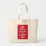 Keep Calm And Carry On Canvas Bags