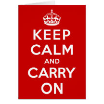 Keep Calm and Carry On Cards