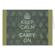 Keep Calm And Carry On Cards
