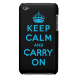 keep calm and carry on Case-Mate iPod touch case