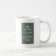 Keep Calm And Carry On Coffee Mug