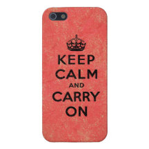 Keep Calm and Carry On Covers For iPhone 5