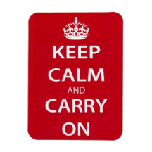 Keep Calm and Carry On Flexible Magnets