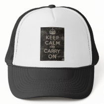 Keep Calm And Carry On Mesh Hats