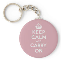 Keep Calm And Carry On Key Chains