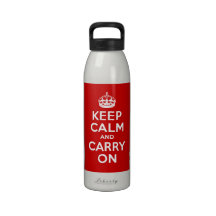 Keep Calm and Carry On Liberty Bottle Reusable Water Bottle