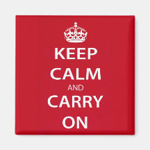 Keep Calm and Carry On Magnet