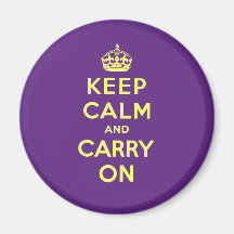 Keep Calm And Carry On Magnet