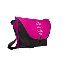 Keep Calm and Carry On Messenger Bags