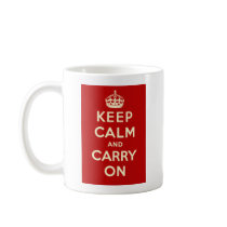 Keep Calm And Carry On Mug
