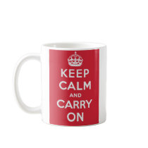 Keep Calm And Carry On Mugs