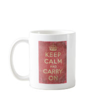 Keep Calm And Carry On Mug