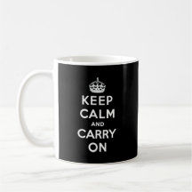Keep Calm And Carry On Mugs