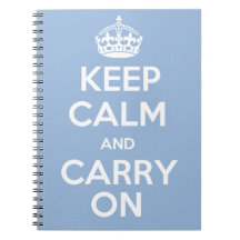Keep Calm And Carry On Notebook