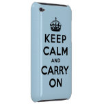 keep calm and carry on Original iPod Touch Case