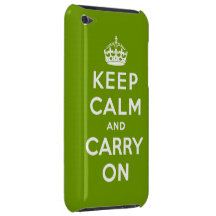 keep calm and carry on Original Barely There iPod Covers