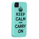 keep calm and carry on Original Iphone 4 Case-mate Cases