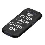keep calm and carry on Original Samsung Galaxy S3 Cover